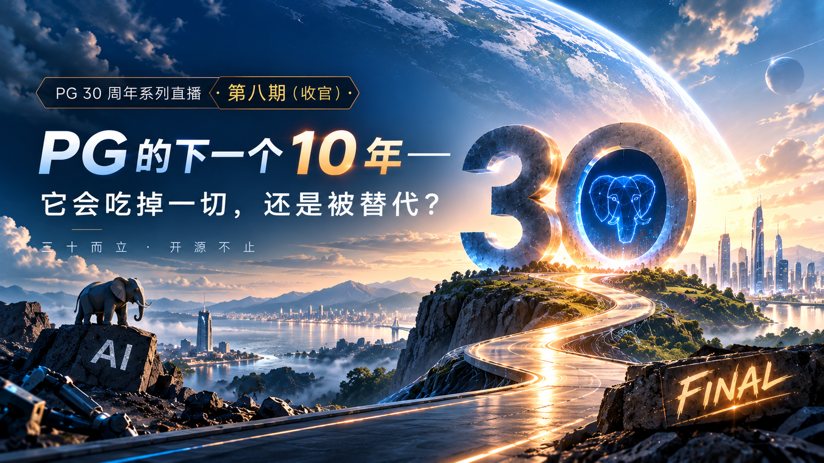 直播回顾|PG 30 周年系列直播第八期(收官):PG 的下一个 10 年——它会吃掉一切,还是被替代?