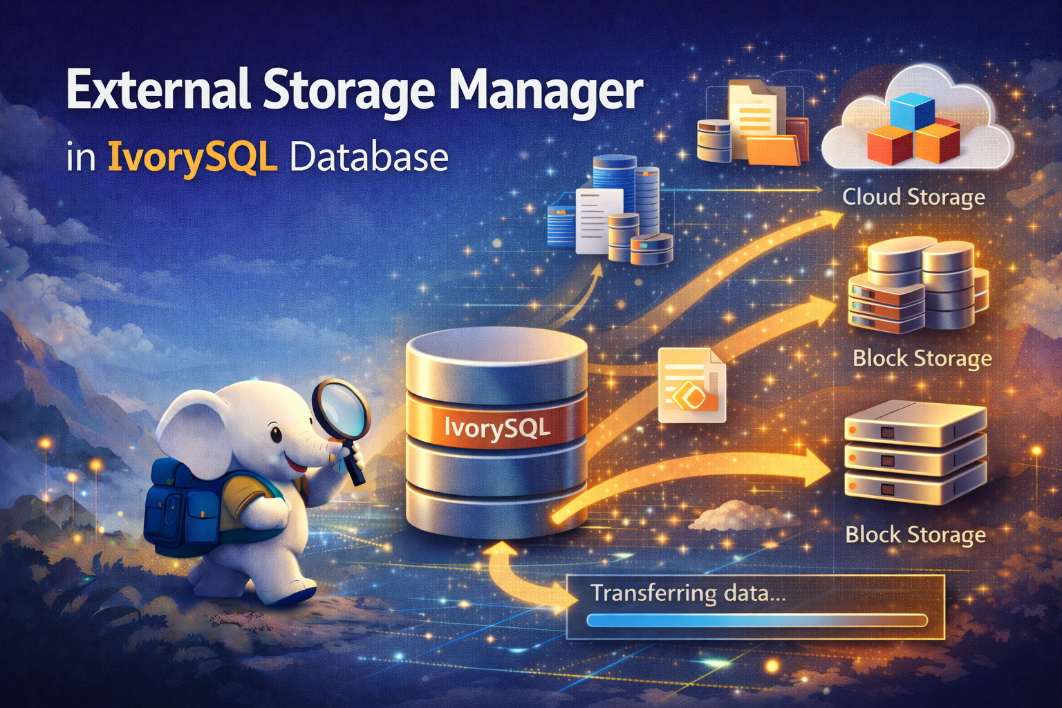 External Storage Manager in IvorySQL Database